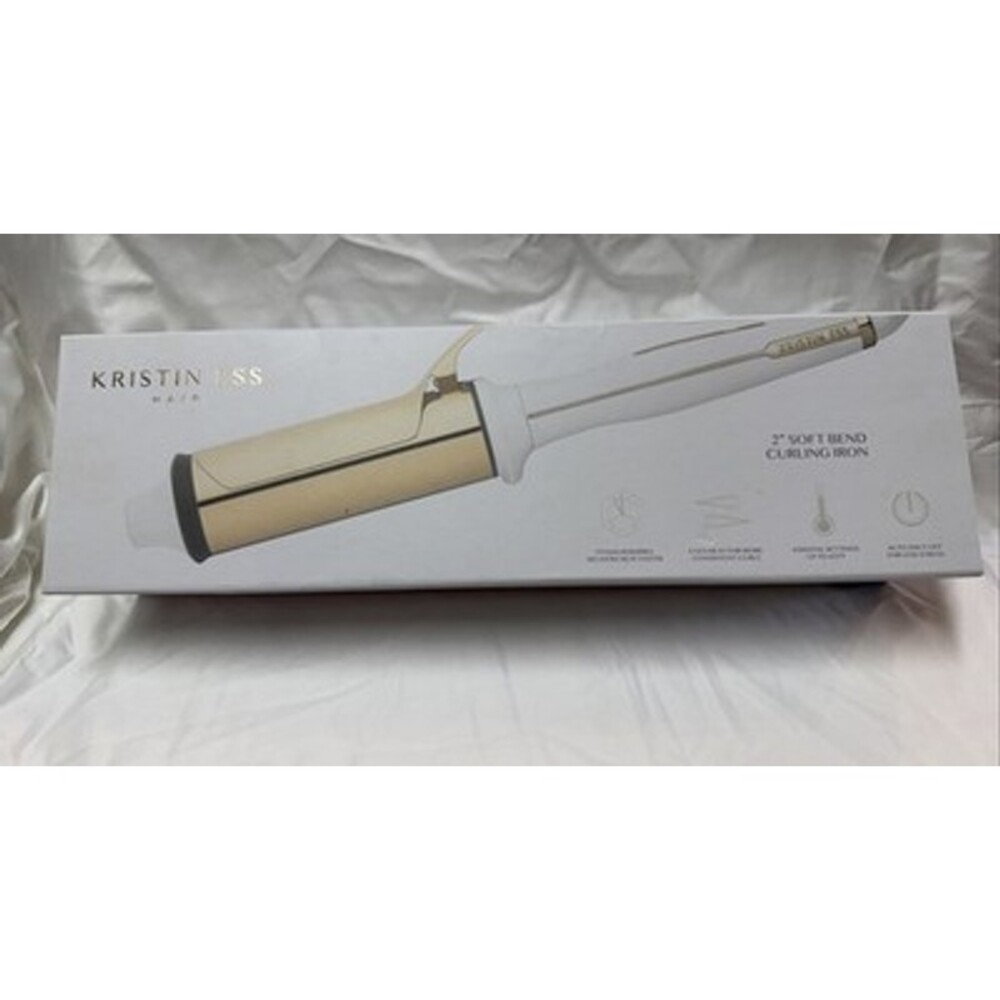 Kristin Ess Titanium Curling Iron Barrel Blowout Waves 425°F Digital Display 2"